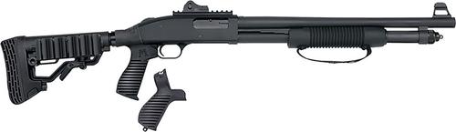 Mossberg 590 Tactical SPX Shotgun 50696, 12 Gauge, 18.5", 3" Chmbr, Synthetic Stock, Black Finish, 6+1 Rds