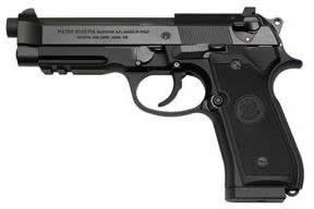 Beretta 96A1 Semi-Auto Pistol J9A4F11, 40 SW, 4.9", Black Polymer Grips, Matte Blue Finish, 10 Rd