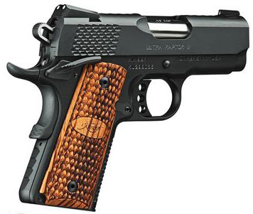 Kimber 3200378 Ultra Raptor II Pistol - .45 ACP, 3 in Barrel, Amb. Safety, Aluminum Frame, Matte Black Oxide Slide, 7 Rd