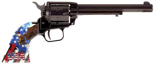Heritage Rough Rider Revolver RR22B6US08, 22 LR, 6.50", USA Eagle Polymer Grips, Black Oxide Finish, 6rd