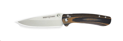 Whiskey Bent Knives Catch Pin Lock Knife, Chaps G-10 Handle (WB60-48)
