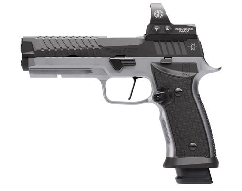 Sig Sauer P320 SXG Pistol 320SXG5-9-MAXM, 9mm, 5in, Hogue Aluminum Grips, 21 Rds