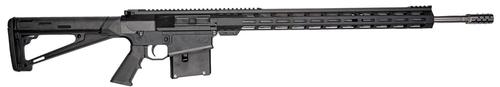 Great Lakes AR-10 Rifle GL10LA7PRCSSBLK, 7mm PRC, 24", Hogue Fixed Black Synthetic Stock, 5 Rds