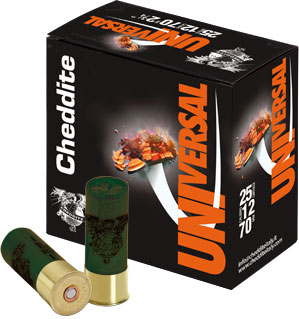 Cheddite Universal Target Loads UNIV3275, 12 Gauge, 2-3/4", 1-1/8 oz, 1250 fps, #7.5 Shot, 25 Rd/bx