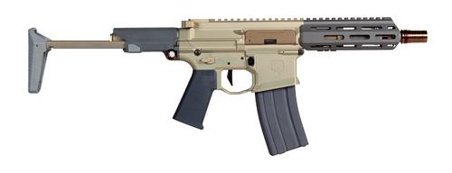 Q Honey Badger Semi-Auto SBR, 300 AAC Blackout, 7", FDE Finish, Collapsible Stock, 30 Rds