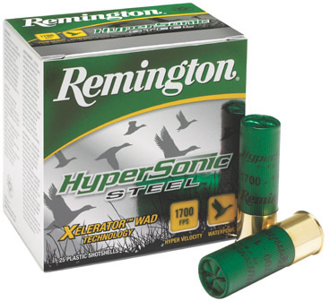 Remington HyperSonic Steel Shotshells HSS10B, 10 Gauge, 3.5 in, 1.5 oz, 1500 fps, #BB Steel Shot, 25 Rds/Bx