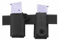 Galco Single Magazine Case w/One Way Snap, Black, Model SMC26B, For 10MM Single Column/.45 Single Column Metal Magazine