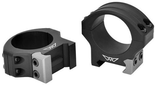 Warne 8515M Hyperlite Rings, 30mm, High, Matte Black