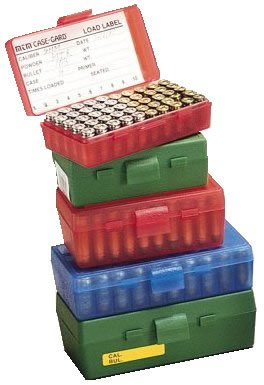 MTM P504410 50 Round 44 Magnum/45 Long Colt Green Ammo Box