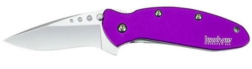 Kershaw Scallion Folder Knife 2.25" Steel Anodized Aluminum