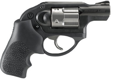 Ruger LCR-357 Revolver 5450, 357 Magnum, 1.875 in, Hogue Tamer Grip, Black Finish, 5 Rd