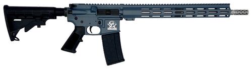 Great Lakes AR-15 Rifle GL15223SSBLU, 223 Wylde, 16", Black Collapsible Stock, 30 Rds