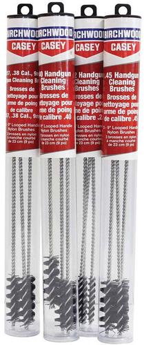 Birchwood Casey 9mm, .380, .38/.357 9" Looped Handle Nylon Pistol Brushes 3 Pack (41210)