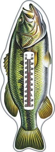 Rivers Edge Products Bass Tin Thermometer