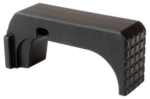 Shield Arms Magazine Release Compatible W/ Shield Arms S15 Gen 1 & 2, Glock 43X/48, Black Aluminum (G43XEMRBLK)