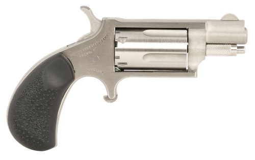 North American Concealed Carry Combo Mini-Revolver 22MSGRCHSS, 22 Magnum (WMR), 1-1/8 in, Black Rubber Grip, Stainless Finish, 5 rd