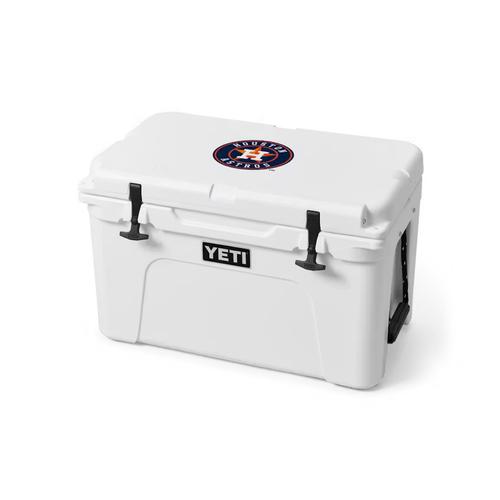 Yeti Houston Astros Tundra Series Cooler, 45 Quarts, White
