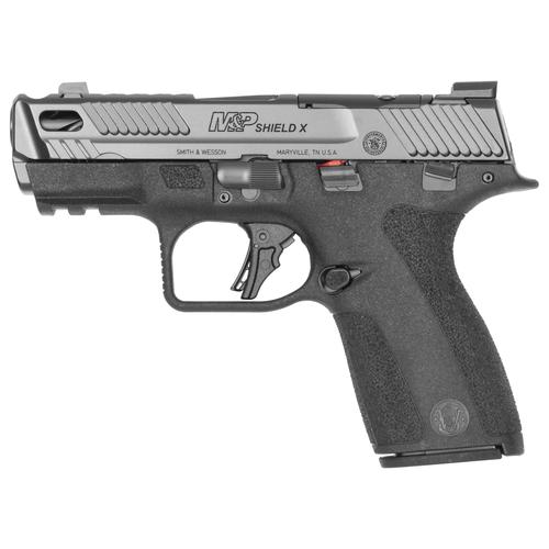 Smith and Wesson M&P9 Shield X Carry Comp Optic Ready Pistol 14271, 9mm, 3.6in, Black Polymer Grips, 10 Rds