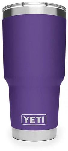 Yeti Rambler Tumbler 30oz Stainless Steel Cup, DuraCote Peak Purple (YRAM30PP)