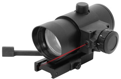 NcStar Red Dot Scope DLB140R, 1x, 40mm, Black, 3 M.O.A. Dot