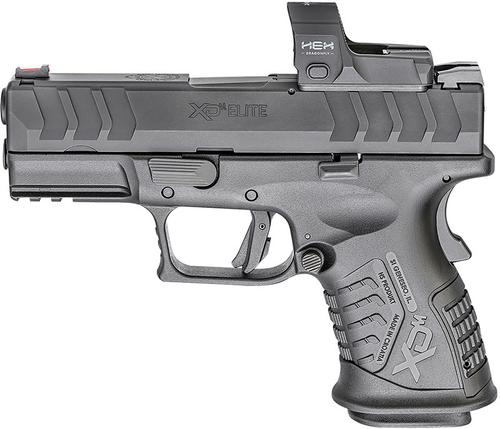 Springfield XD-M Elite Compact OSP Pistol XDME9389CBHCOSPD, 9mm, 3.8 in, Polymer Grip, Black Finish, Dragonfly Red Dot, 14 Rd