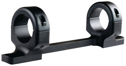 DNZ 16200 1 in High Short Action Matte Black Base/Rings For Savage Round Receiver