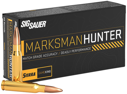 Sig Marksman Hunter Rifle Ammunition E243GK8520, 243 Win, GameKing, 85 gr, 20 Rd/Bx