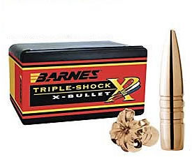 Barnes .308 Caliber 110 Grain Triple Shock Flat Base (30835), Not Loaded