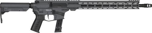 CMMG MK17 Rifle 92A530FSG, 9mm, 16.10", CMMG 6 Position RipStock, Sniper Gray, 21 Rds