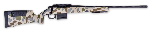 Weatherby 307 Hush Rifle, 338 WBY RPM, 20", Hush Tundra Camo Adj Cheek Piece & LOP Synthetic Stock, 5 Rds