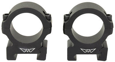 Warne V601M Vapor Horizontal Rings, 1", Medium, Matte Black