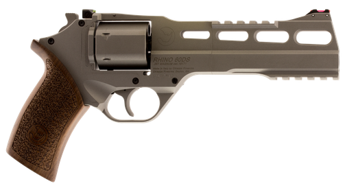 Chiappa Rhino 60SAR *CA Compliant Revolver CF340249, 357 Magnum, 6", Walnut Grips, Nickel Finish, 6 Rds