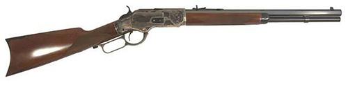 Cimarron 1873 Saddle Lever Action Rifle CA2010G35, 38 Special, 18", Case Hardened Finish, Walnut Fixed Stock, 10 Rds