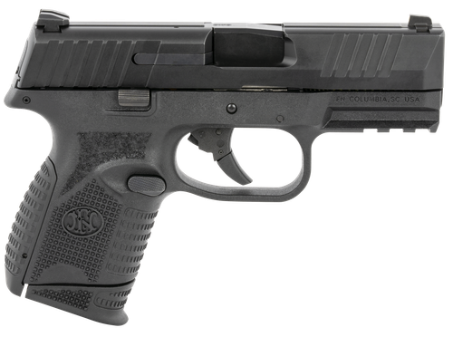 FN 509 Compact Striker Fire Pistol 66100816, 9mm, 3.70", Polymer Grips, Matte Black, 10 Rds