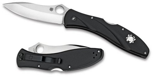 Spyderco Centofante III Folding Knife w/Plain Edge C66PBK3