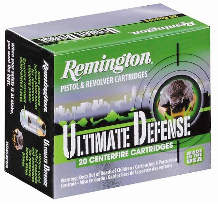 Remington Handgun Ammunition CHD380BN, 380 ACP, Brass Jacket Hollow Point (HP), 102 GR, 20 Rd/bx