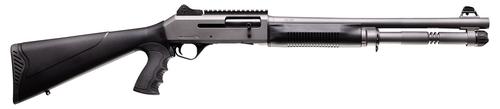 Four Peaks Imports AKSA Arms S4 Semi-Auto Shotgun 12059, 12 Ga, 18.50", 3" Chmbr, Chrome Plated, Black Stock, 5 Rds