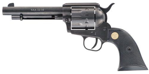 Chiappa 1873 Revolver CF340160, 22 Long Rifle, 5.5", Black Synthetic Grips, Black Finish, 10 Rds
