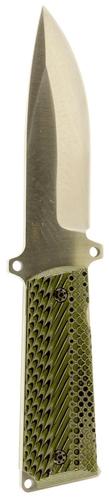Magnum Research 1911 Clip Point Fixed Knife w/Plain Edge & G10 Gray/Green Handle (KNIFE1911)