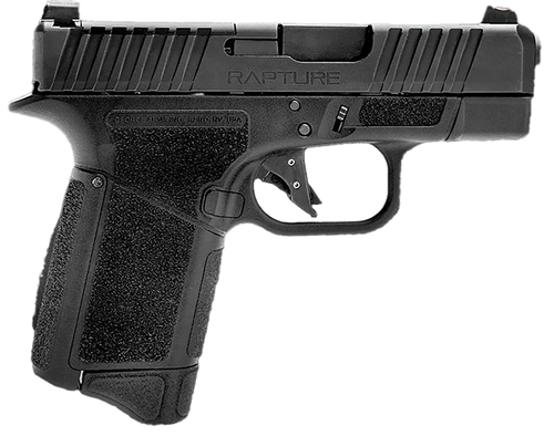 GForce Rapture Optic Ready Pistol GF932512BB, 9mm Luger, 3.25in, Black Cerakote Finish, 12 Rds