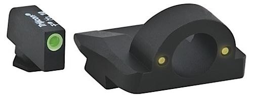 Ameriglo GL125 Green Front/Rear Ghost Ring Night Sight For Glock 9MM/40 Caliber