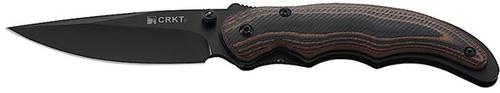 Columbia River Endorser Folder Knife Black Drop Point Blade G-10 Laminat (1105K)