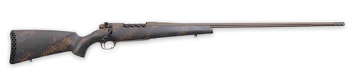 Weatherby Mark V Backcountry 2.0 Rifle, 7mm BC, eak 44 Blacktooth Carbon Fiber w / Dark Green / Brown Sponge Stock, 3 Rds
