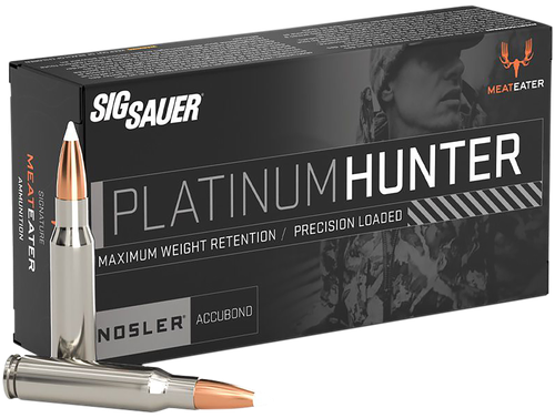 Sig Platinum Hunter Rifle Ammunition E243PH9020, 243 Win, 90 gr, 20 Rd/Bx