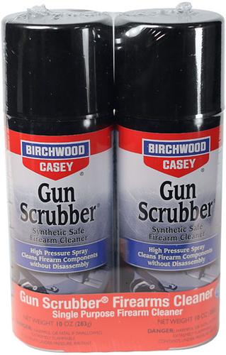 Birchwood Casey Gun Scrubber Two Pack Aerosol Cleaner/Degreaser 10 oz (33304)