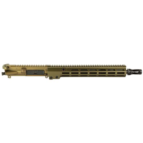 Geissele Automatics Super Duty MOD1 Complete Upper Receiver, 5.56 NATO 14.5" P&W W/ HUXWRX QD 556 Flash Hider, Desert Dirt Color