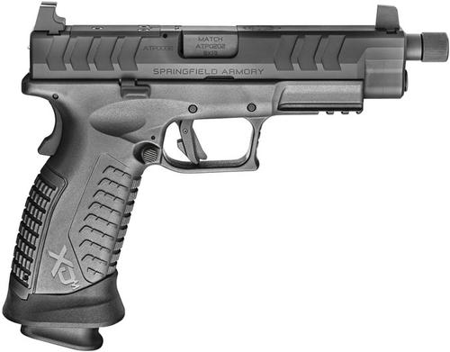 Springfield XD-M Elite Optic Ready Pistol XDME9459BHCOSP, 9mm, 4.5 in Threaded, Polymer Grip, Black Finish, 22 Rd