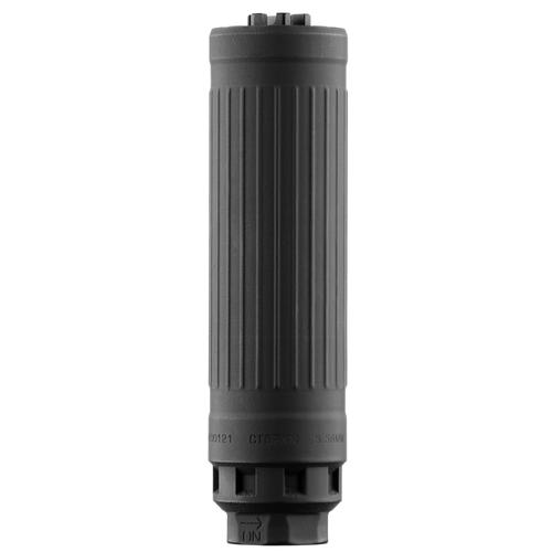Dead Air CT5P Patrol Xeno Black Suppressor 5.56 NATO/6MM ARC W/ 1/2X28 Xeno 3-Prong Flash Hider