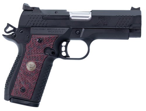 Wilson Combat EDC XP 2.0 Pistol 2EDCXCP9BCG, 9mm, 4in, Black Cherry G10 Grips, 15 Rds