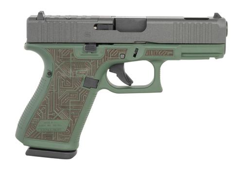 Glock 19 Gen5 MOS Circuit Board Pistol UA195S204NCIRB, 9mm, 4.02 in, Custom Polymer Grip, Fixed Sights w/RMR Footprint, Ported Slide/Barrel, 15 Rds